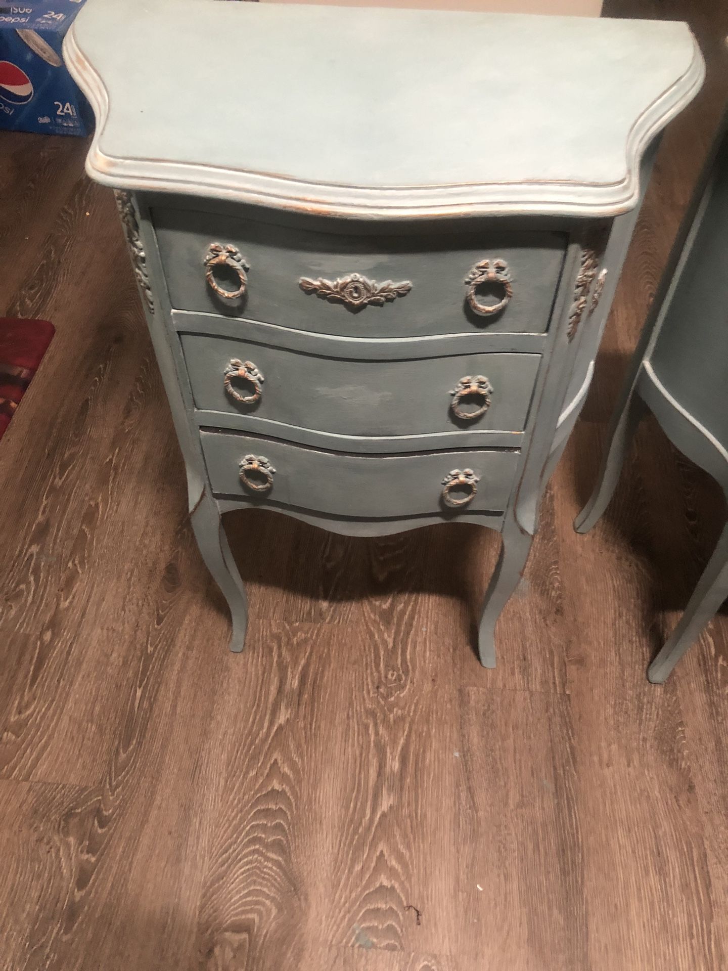 Beautiful Hand Painted Vintage French Tables