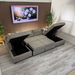 U-Shaped Sleeper Sectional