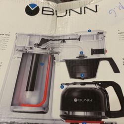 Bunn White Drip Coffee Maker and Home Coffee Brewer