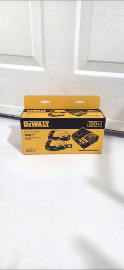 DEWALT 20 VT MAX 2 BATTERS 5.0 AND CHARGER SET NEW 