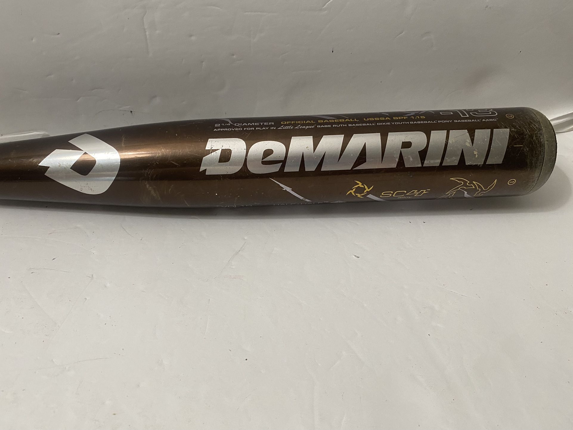 Demarini Voodoo Black SC4 Alloy Model VDL10 Baseball Bat USSSA