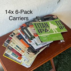 Like New! 14x Beer / Brewery 6-Pack Bottle / Can Man-Cave Carriers - All Different