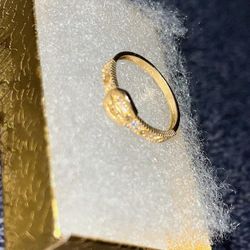GOLD BELT WOMAN RING