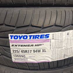 225/45/17 Toyo Extensa HP2