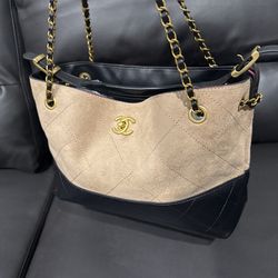 Women tote bag suede new