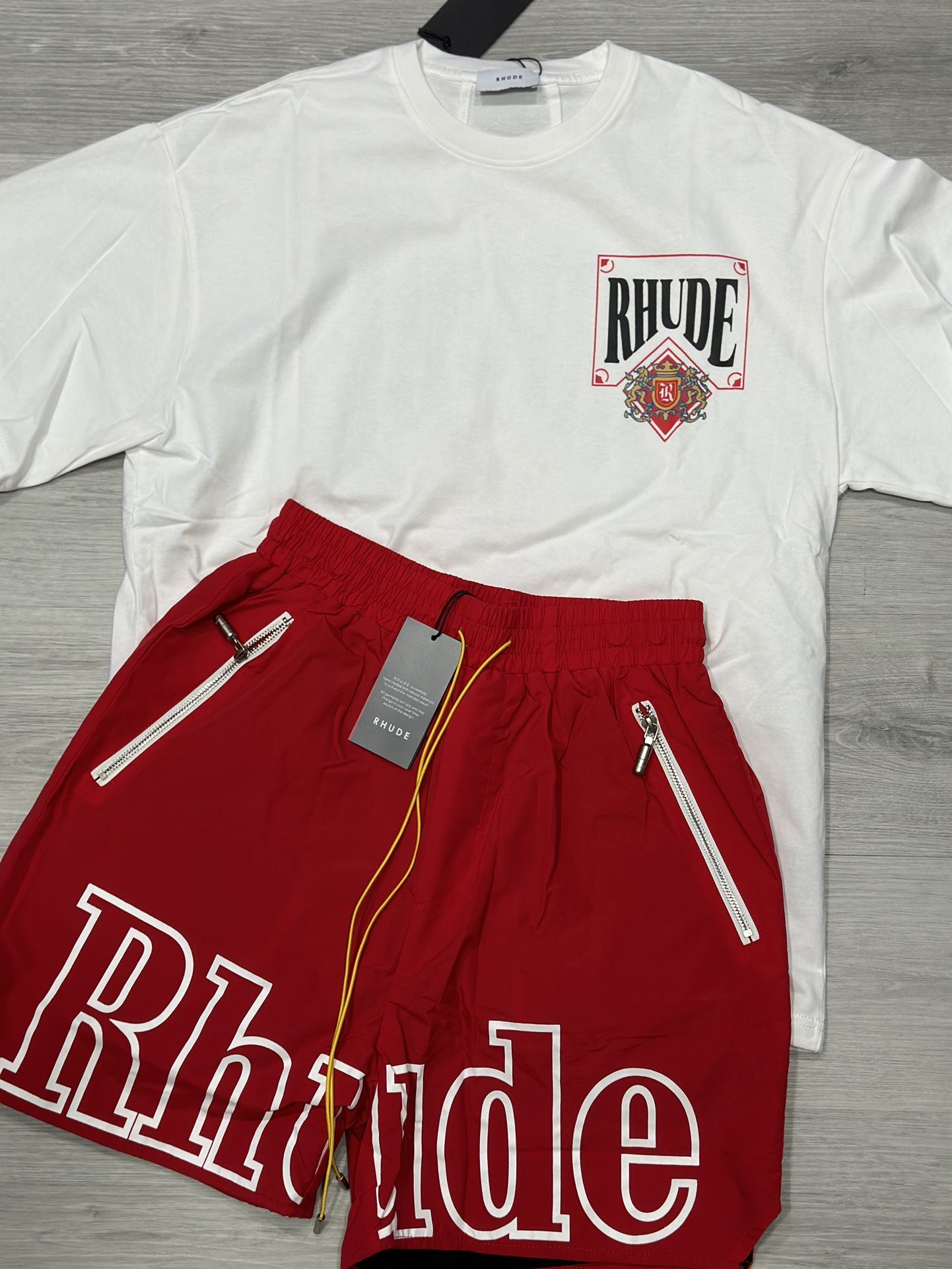 Rhude Shirt And Shorts