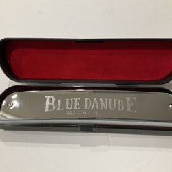 Original Blue Danube Harmonica With Case