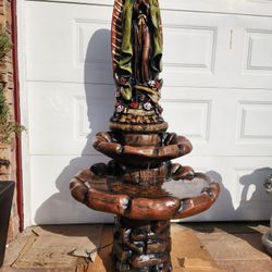 Fountains The Virgen Of Guadalupe For Sale