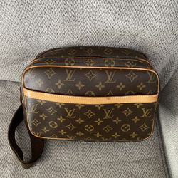 Louis Vuitton Reporter PM Shoulder Crossbody Messenger Bag Monogram Canvas