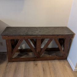 Stone Console Entryway Table