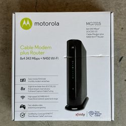 Motorola MG7315 Cable Modem Plus Router