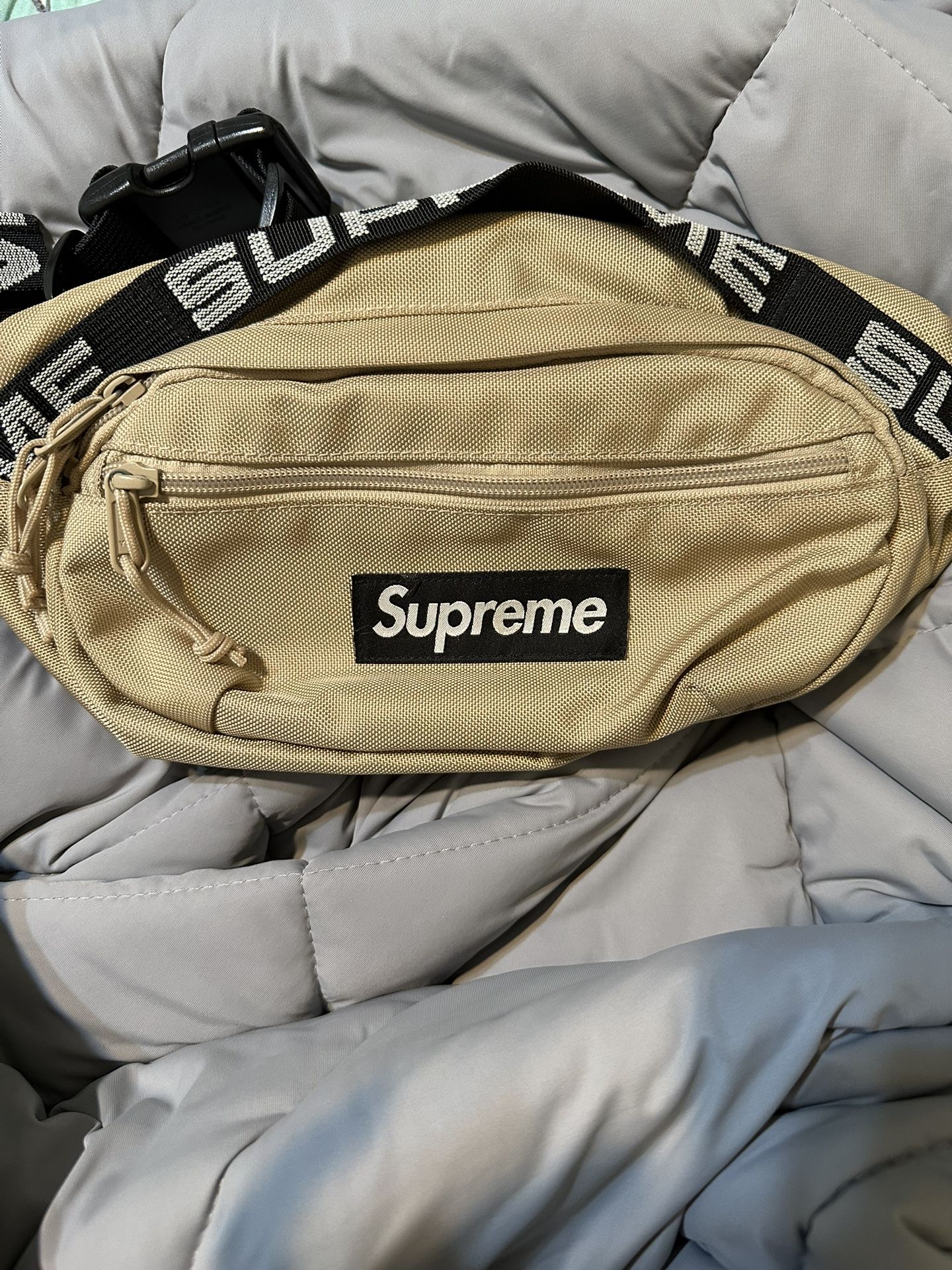 Supreme Waist Bag SS18 Tan color