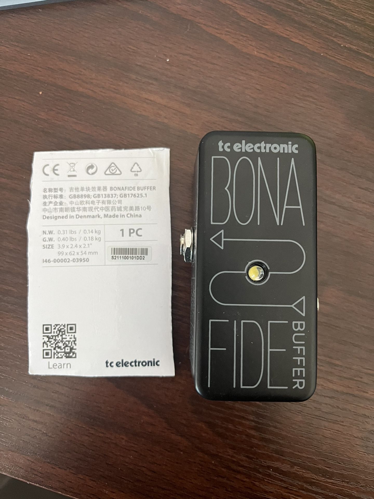 TC Electronics BonaFide Mini Buffer Pedal