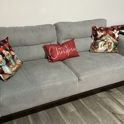 Complete Living Room (Sofa + Love + Corner Table