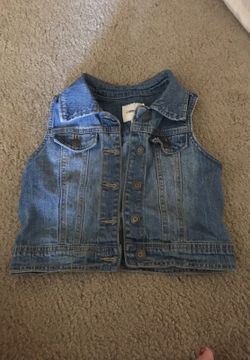 Girls denim vest m 7/8 Cherokee