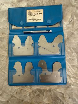 FUJI L300 Radius Gage Set -- Fuji Tool Japan 1/64-1/2