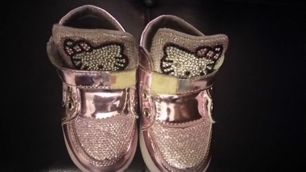 Hello Kitty light up sneakers 5c