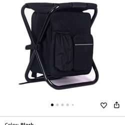 Backpack Stool Cooler Chair