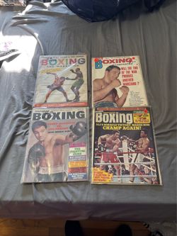 Lot Of 4 Vintage Boxing Life Magazines