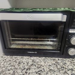 Calphalon Air Fryer Oven, 11-in-1 Toaster Oven Air Fryer Combo, 26.4 QT/25 L, Fits 12" Pizza, Stainless Steel