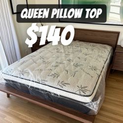 Queen Pillow Top Mattress 