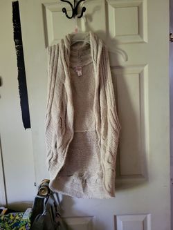 Mossimo Supply Co. Cream Knit Cardigan Size L