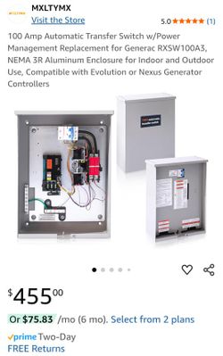 100 Amp Automatic Transfer Switch