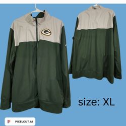 Xl Greenbay Packer Heavy Jacket 