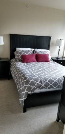 SALE-Bedroom Set (Bed, Mattress, Box Spring, Dresser)