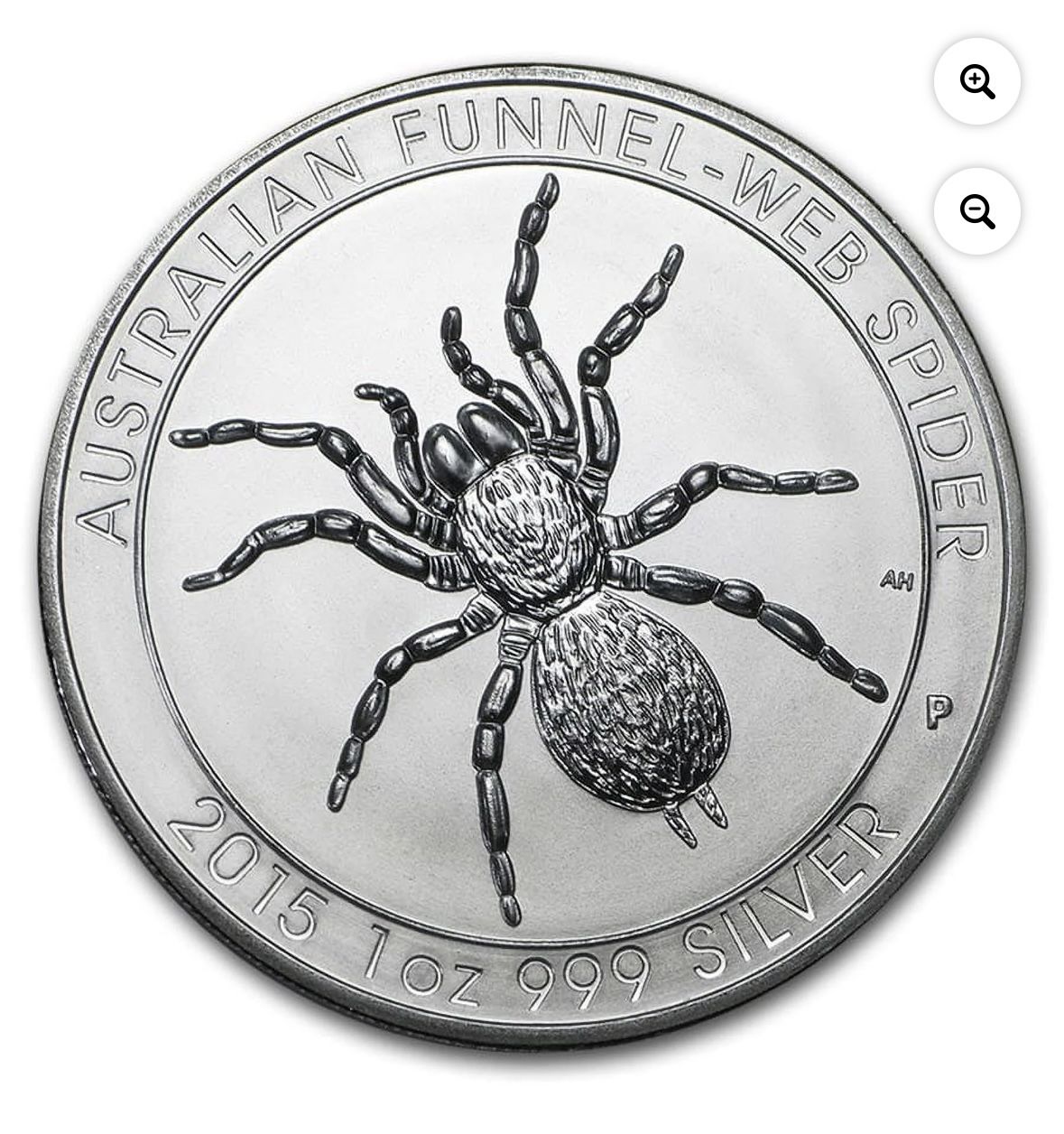  2015 Australia 1 oz Silver Funnel-Web Spider BU