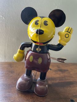 Vintage Mickey Mouse Tin Wind-Up Toy