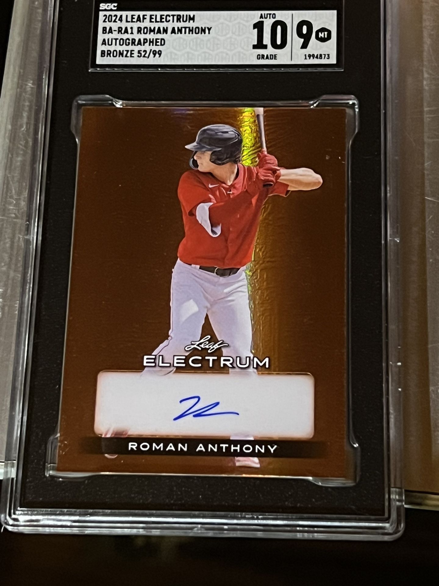 2024 Leaf Electrum Roman Anthony Auto 52/99 SGC 9