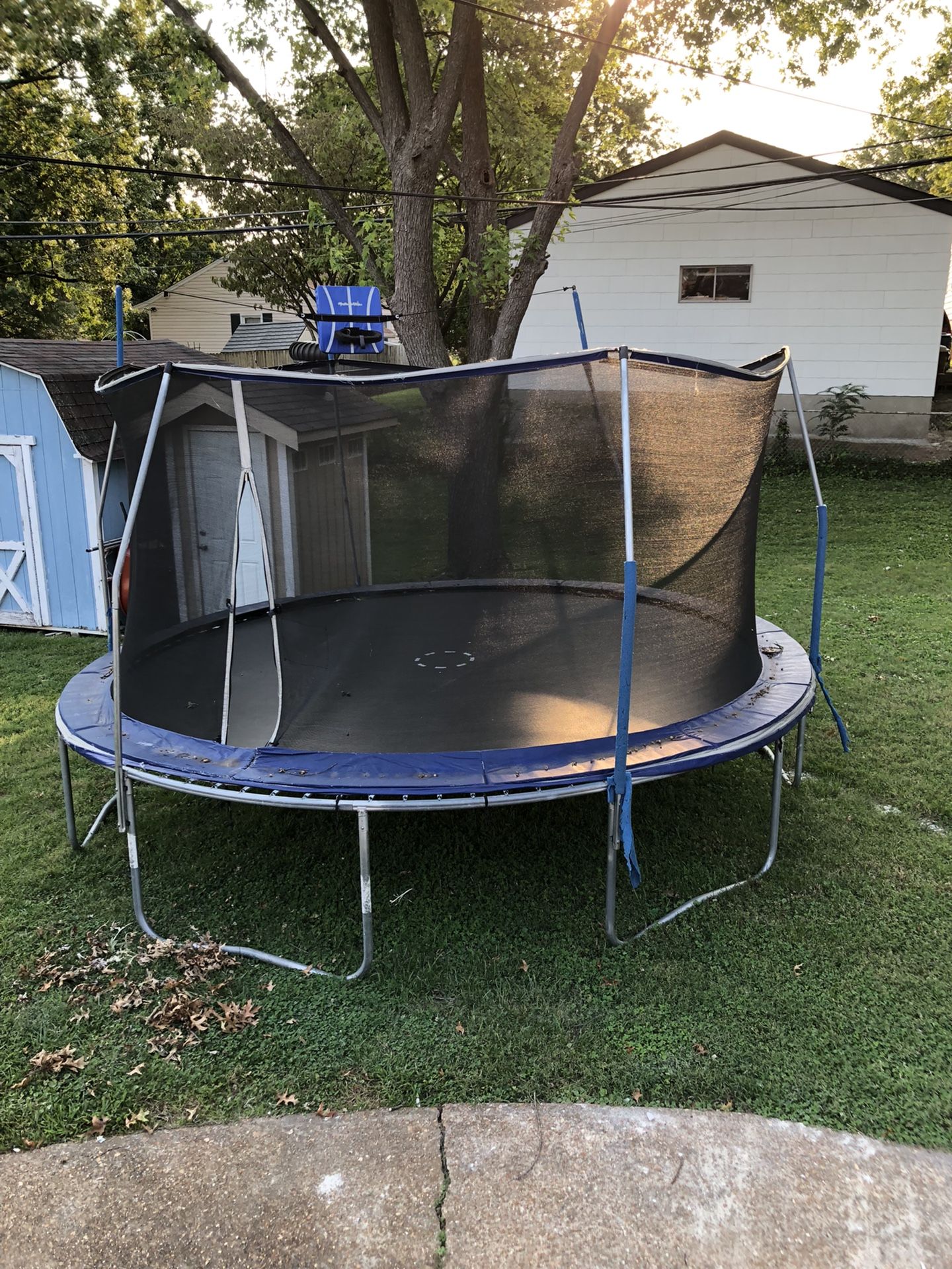 Trampoline With Net