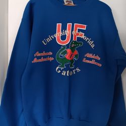 Vintage 90s University Of Florida Gators Sweatshirt Size Medium 