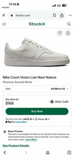 Nikes court vision (size 11)