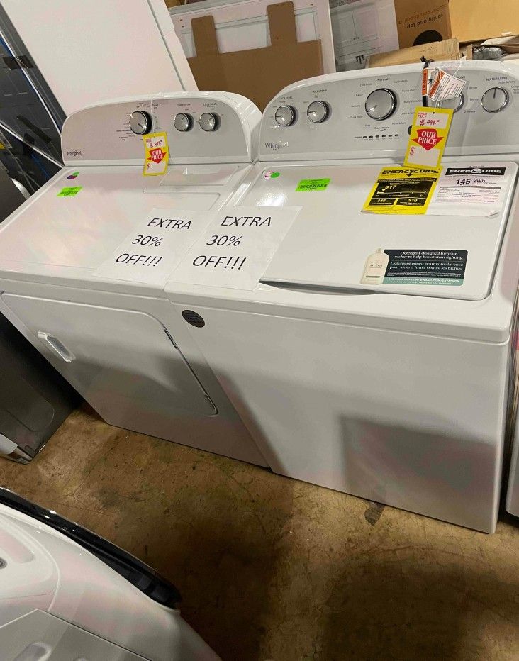 WHIRLPOOL Top Load Washer and Dryer PAIR for Sale in Norfolk, VA OfferUp
