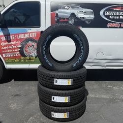 Tires New Goodyear Wrangler Fortitude HT 265/70R17 $690 Set Of Four Install Mount And Balance 