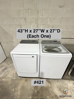 Samsung Washer and Dryer Set top load (#421)