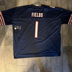 5XL OFFICIAL Chicago Bears Justin Fields NFL JERSEY  New With Tags 