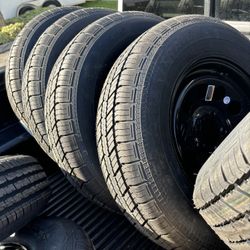 4 Trailer Rims And Tires 235x80-16 $520