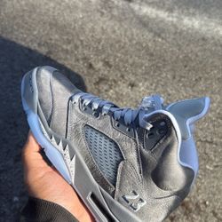 Jordan Retro 5 Wolf Grey