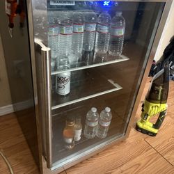 tramotina glass door mini fridge 