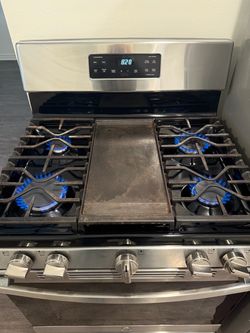 Stainless Steel Frigidaire 5 burners 🔥 Gas Range Stove Oven