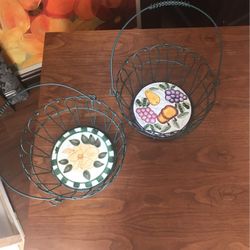 Ceramic Wire Baskets