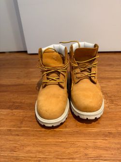 Timberland Wheat Nubuck Lace-Up Boots