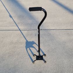 Nova Adjustable Height Quad Walking Balance Cane