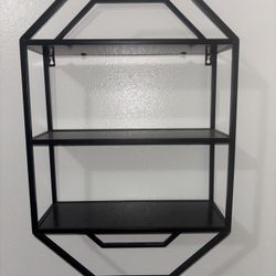 Black Wall Decor Shelf