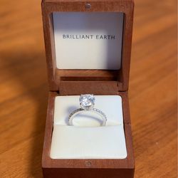 IGI F VS2 2.58ct Lab-Grown Diamond Ring – 18K White Gold, Size 7.5