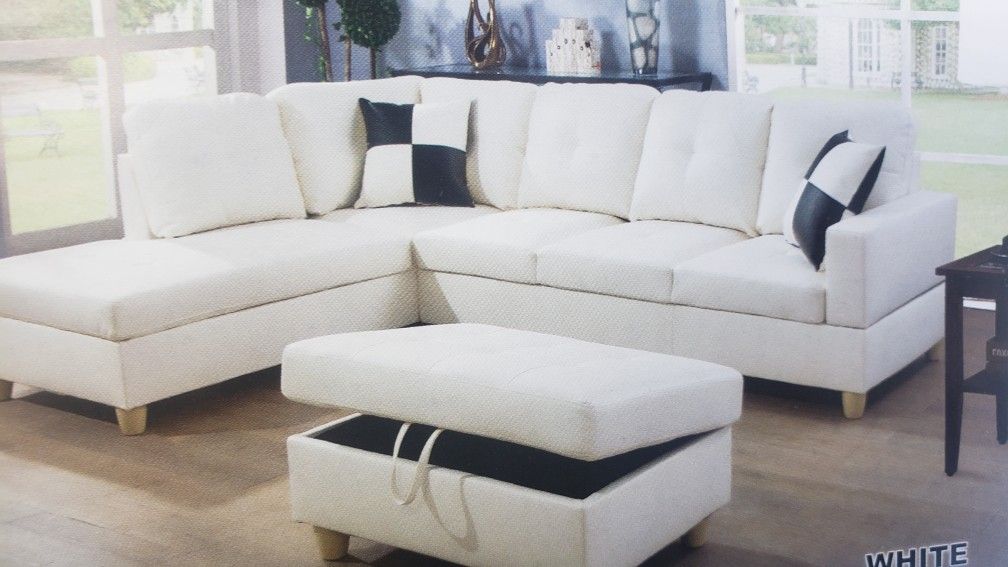 Sectional blanco