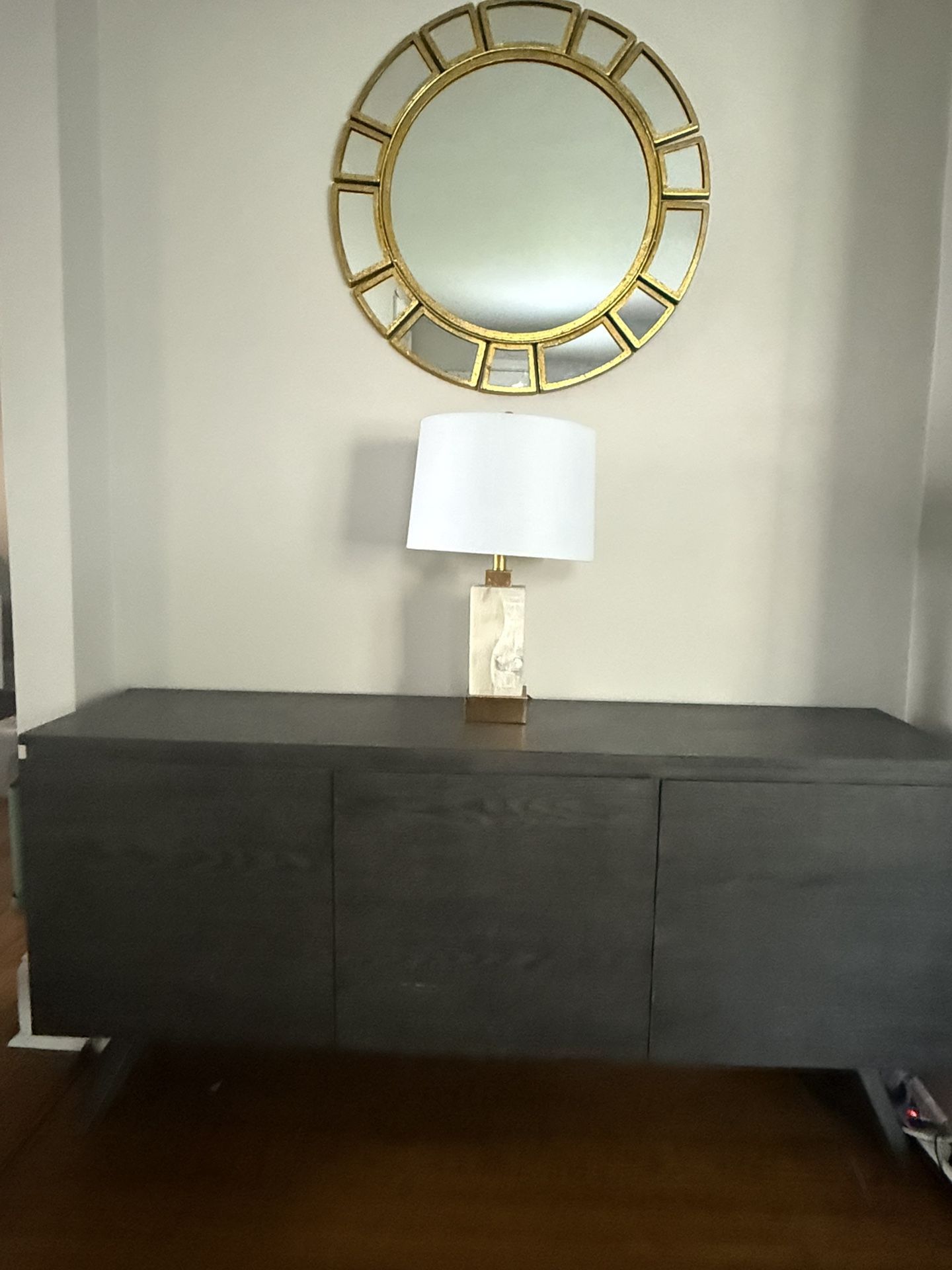 Real Wood Sideboard/Console/Buffet Table For Sale